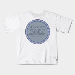 Jimmy Carter “Changing Times and Unchanging Principles” Kids T-Shirt